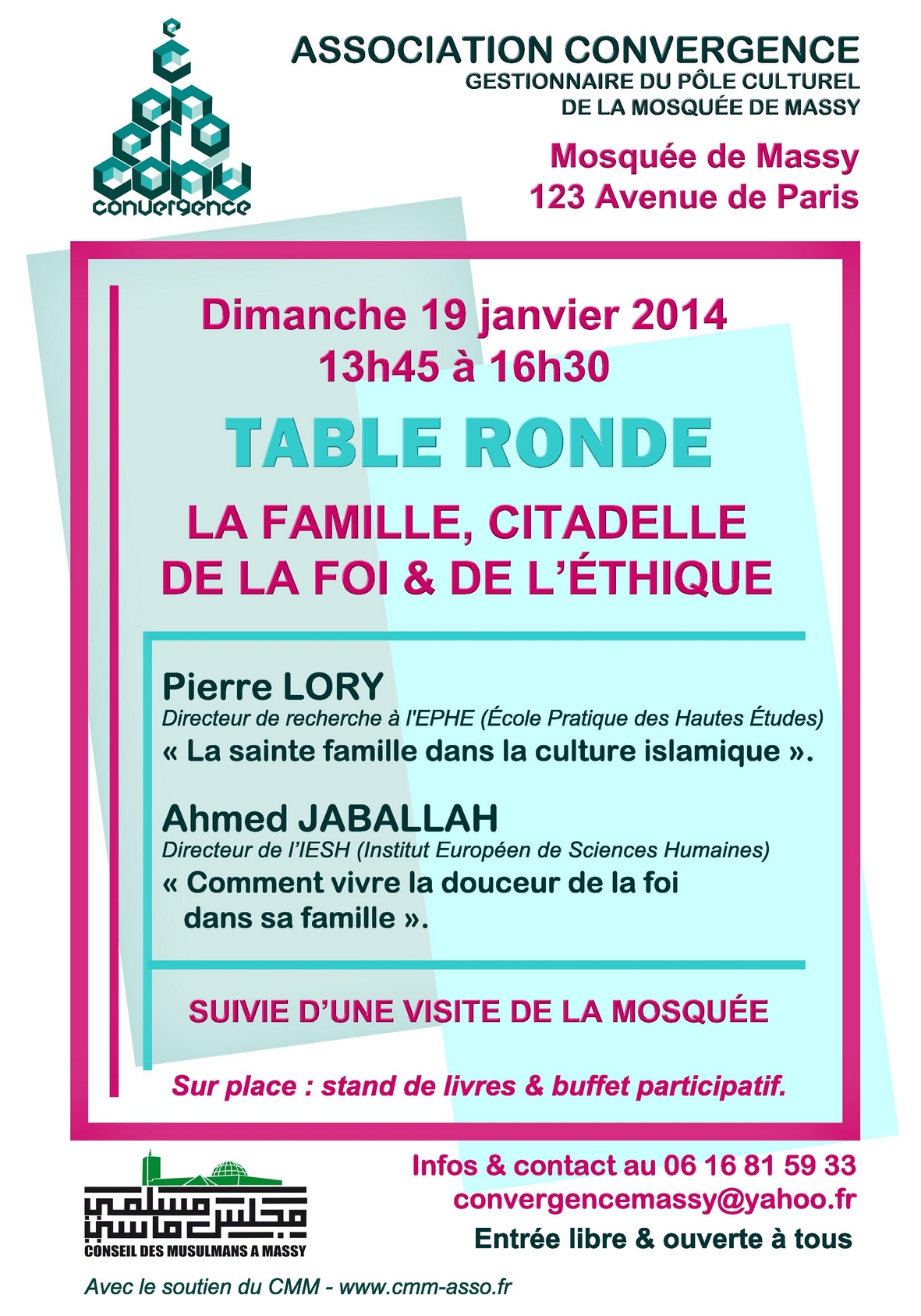 affiche table ronde 19012014