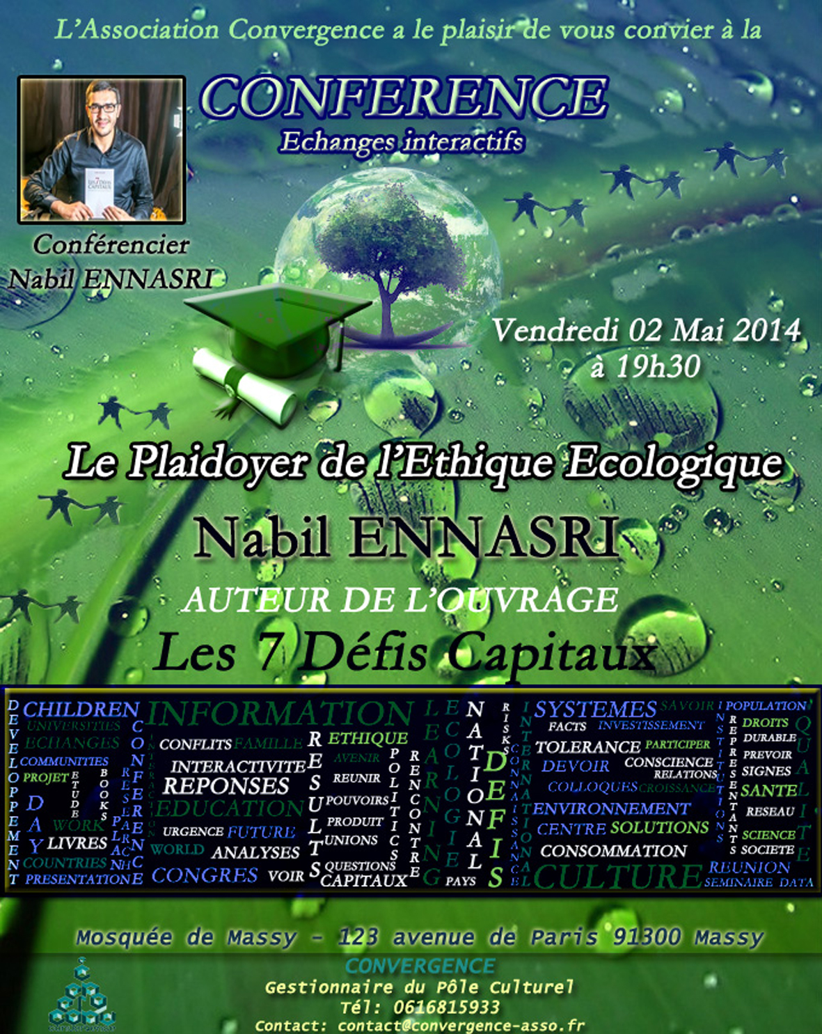 Affiche conférence « Le Plaidoyer de l'Ethique Écologique » - 02/05/2014