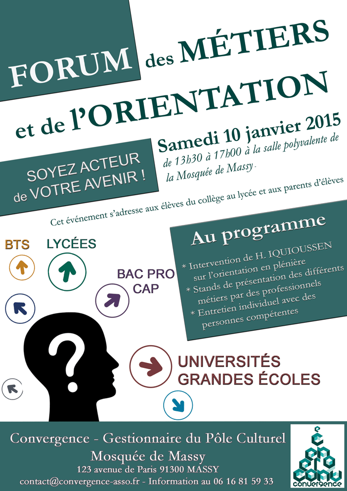 Forum des métiers du 10/01/2015
